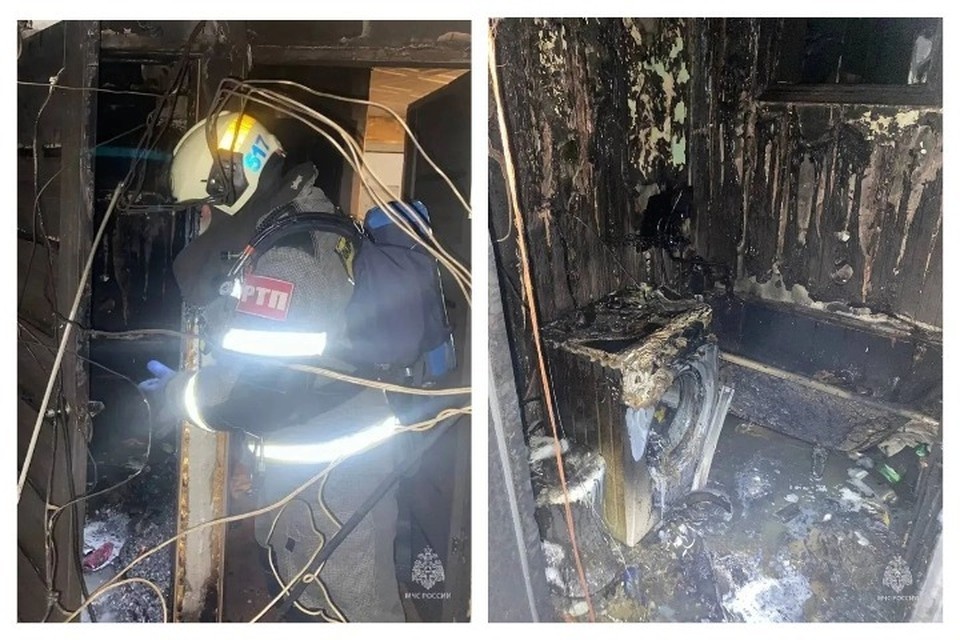    В момент взрыва в квартире находились две женщины ГУ МЧС России по Магаданской области