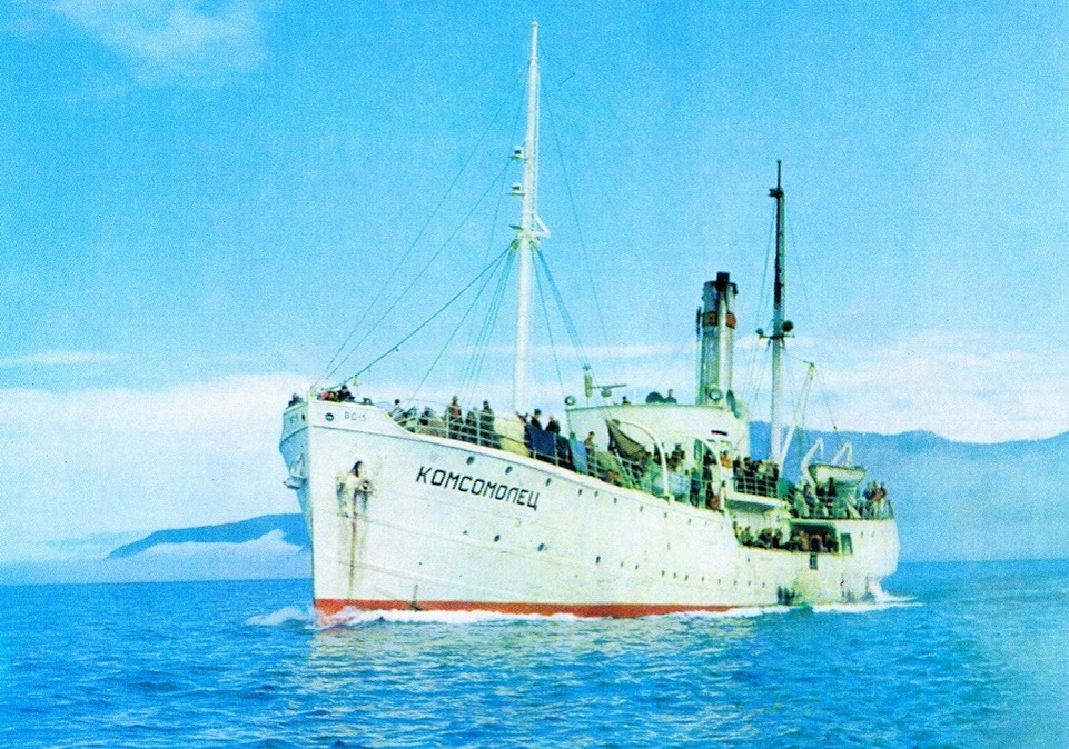Фото из открытых источников: пароход «Комсомолец»