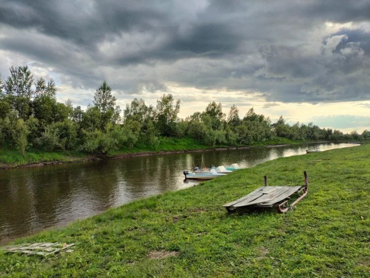 На протоке Оби в селе Нарым Томской области
Автор фото: Светлана Волошина
