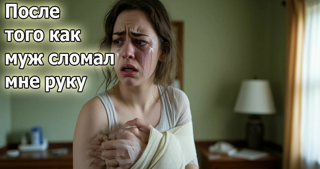 После того как муж сломал мне руку.Подай на развод и смени замки в доме,сказали мои родители.Такое терпеть нельзя