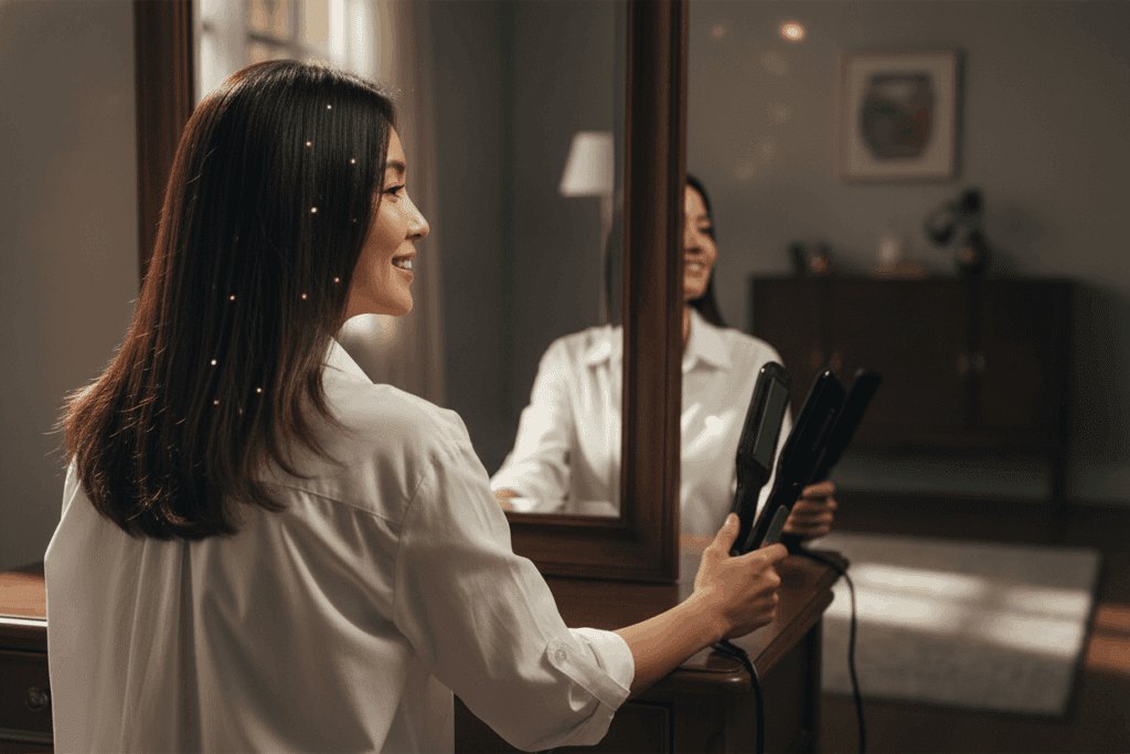    Как добиться блестящих волос, которые сверкают как новогодние огни? TELZEN