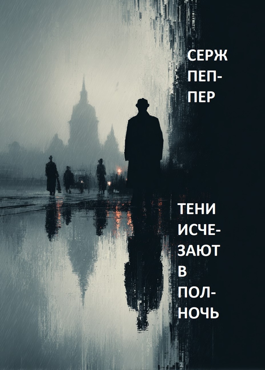 Обложка книги "Тени исчезают в полночь".