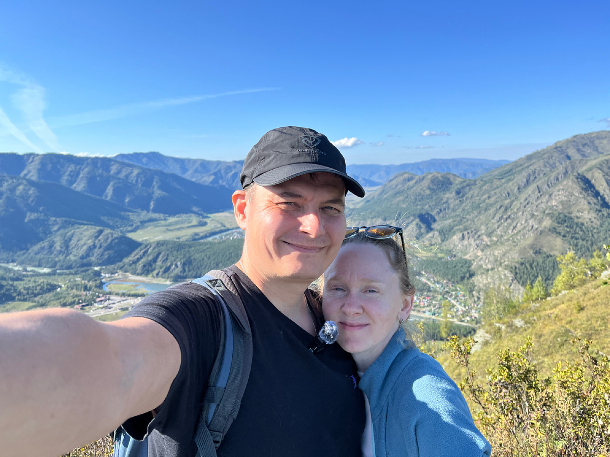 на вершине горы Верблюд, Чемал, Республика Алтай