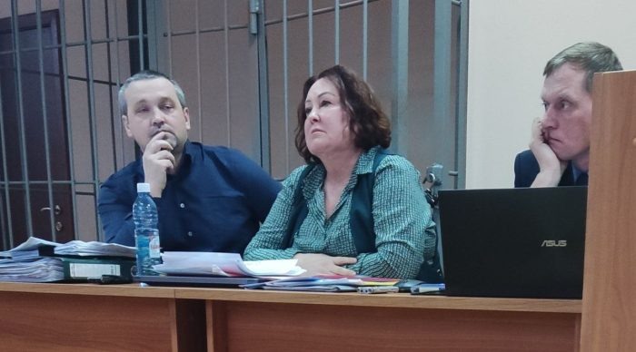 Лариса Анисимова в суде. Фото newsib.net.