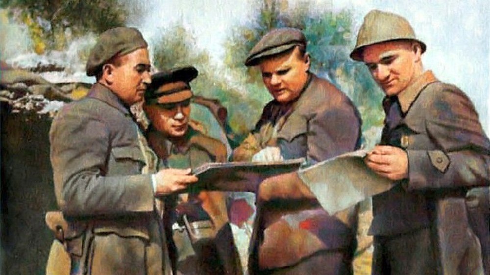 Мерецков в Испании