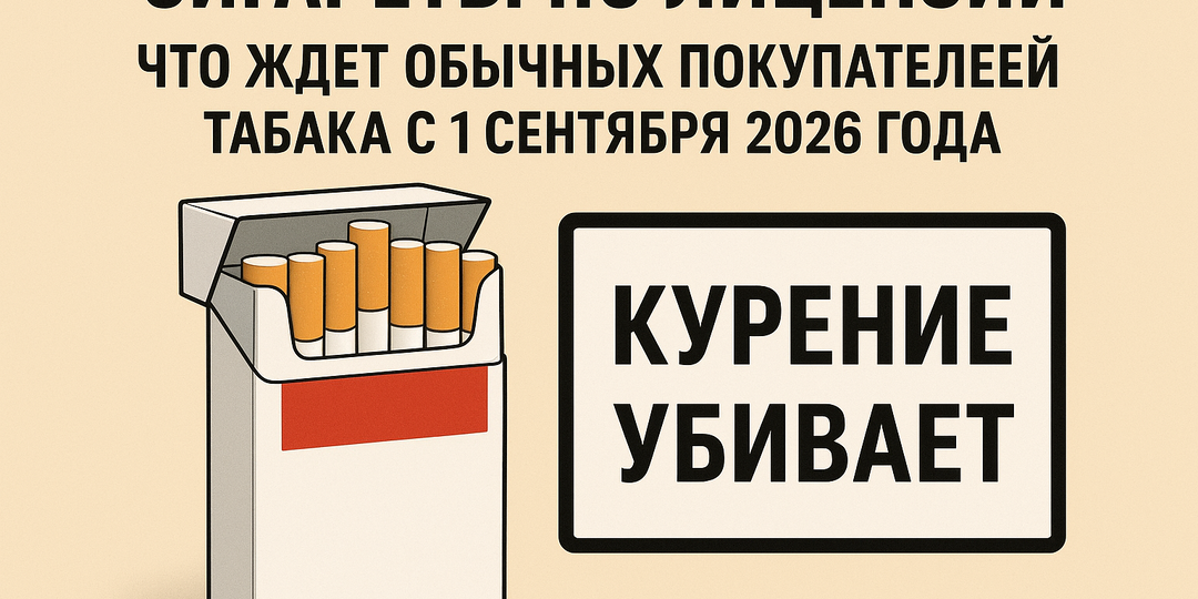 Сигареты по лицензии: что ждет обычных покупателей табака с 1 сентября 2026 года