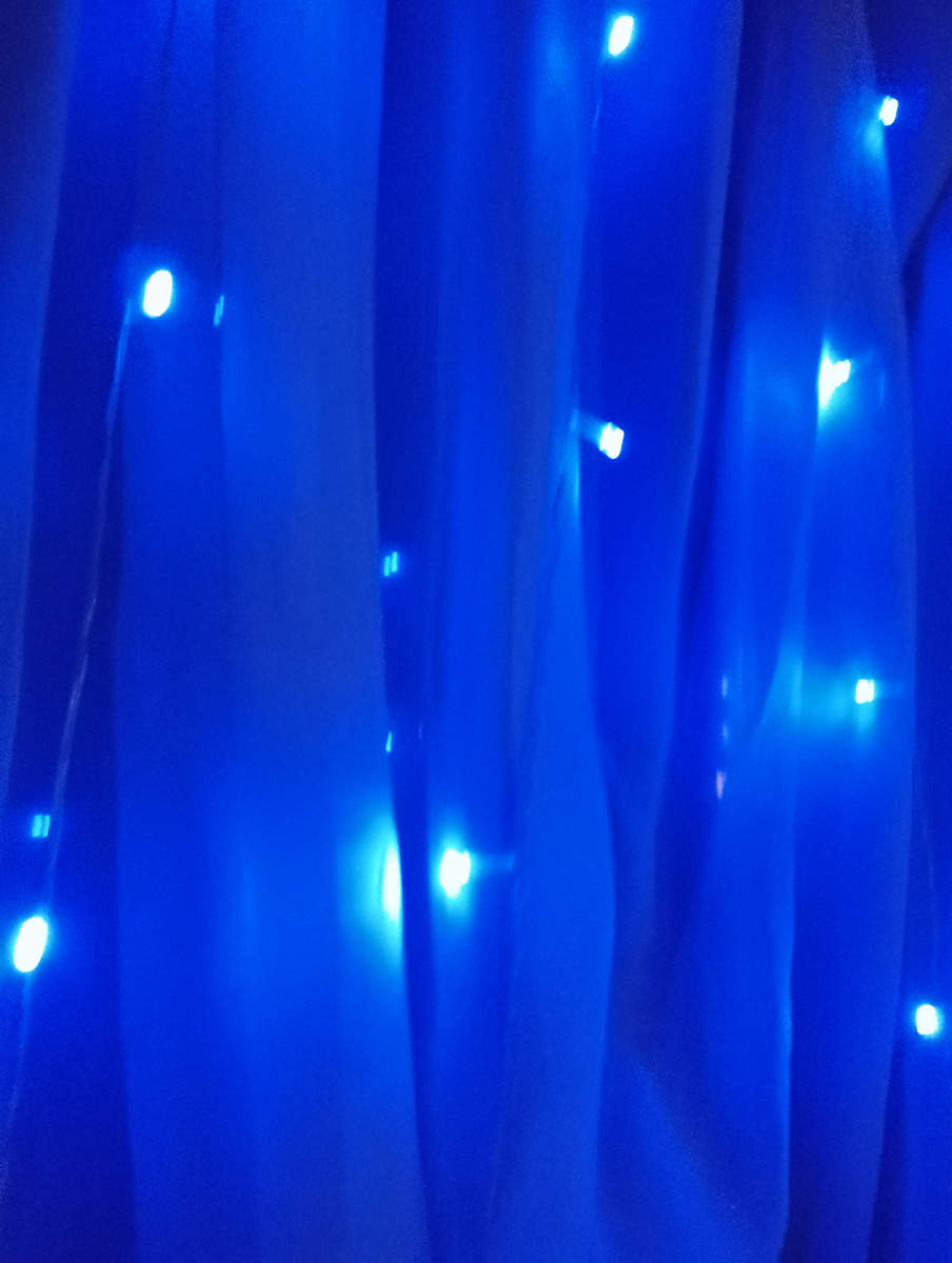 Обожаю синий цвет огоньков