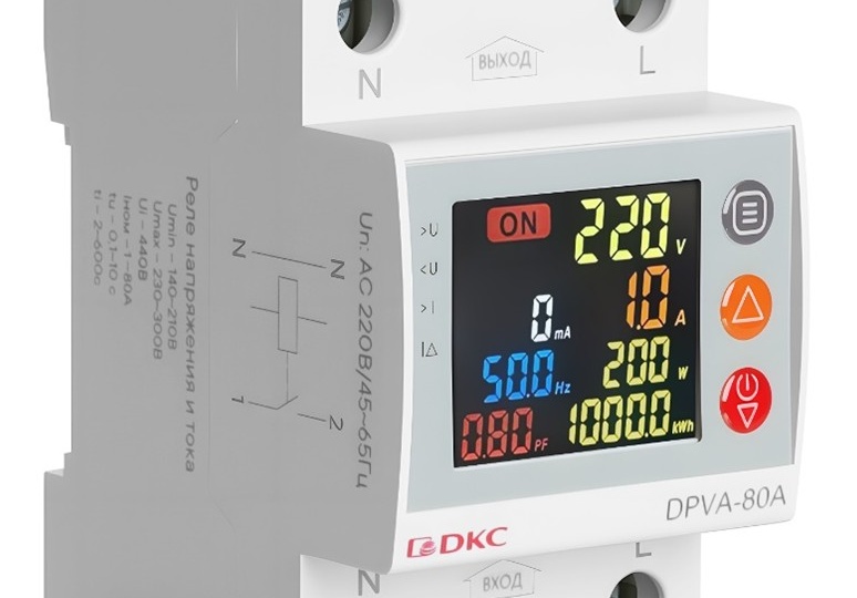 Новинка: Реле напряжения с контролем тока от ДКС.