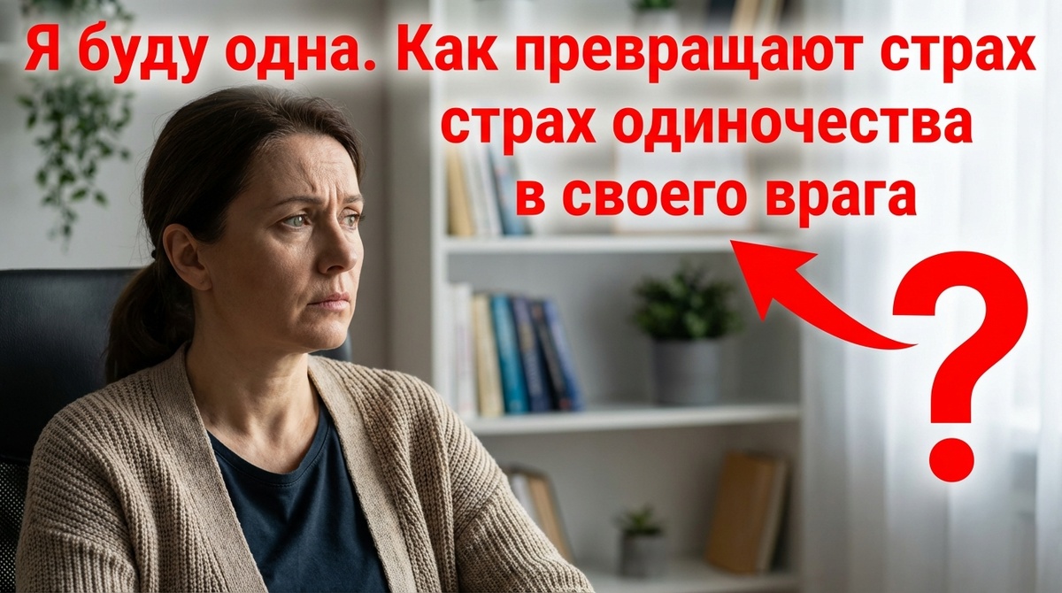 Я буду одна. Как превращают  страх одиночества в своего врага