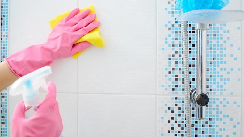 Поддержание чистоты в ванной комнате