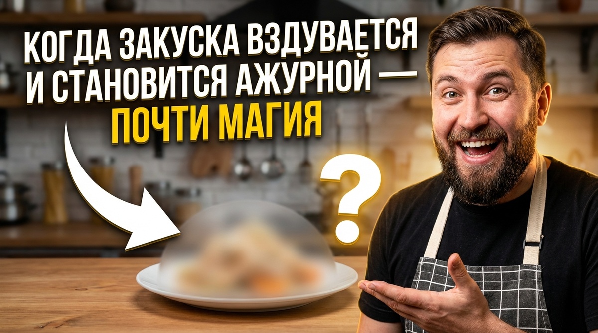 КОГДА ЗАКУСКА ВЗДУВАЕТСЯ И СТАНОВИТСЯ АЖУРНОЙ — ПОЧТИ МАГИЯ