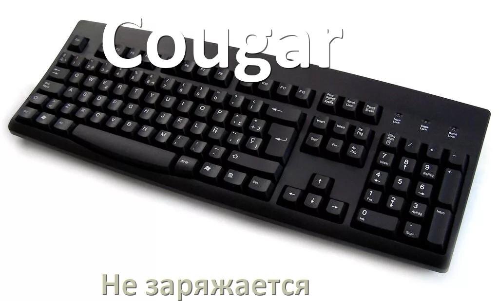 
Почему беспроводная клавиатура Cougar не заряжается