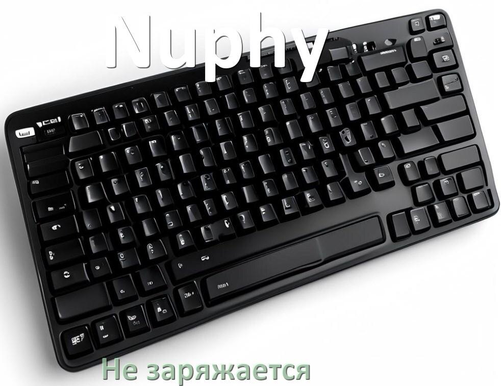 
Почему беспроводная клавиатура Nuphy не заряжается