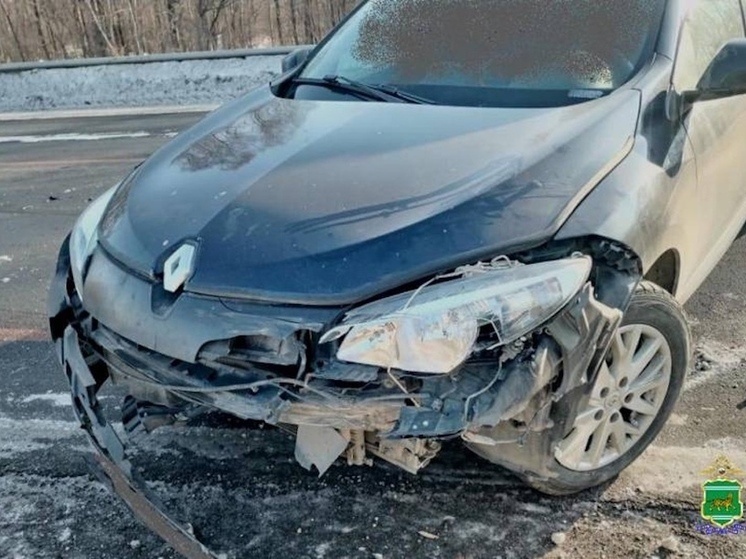     «Рено Меган» протаранил ограждение на трассе «Чита–Хабаровск»: что случилось с водителем? фото: полиция еао