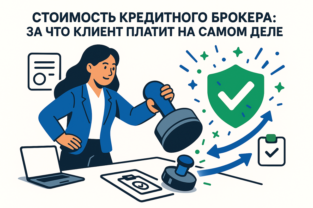    Стоимость услуг кредитного брокера Юлия Сергеевна Рослякова