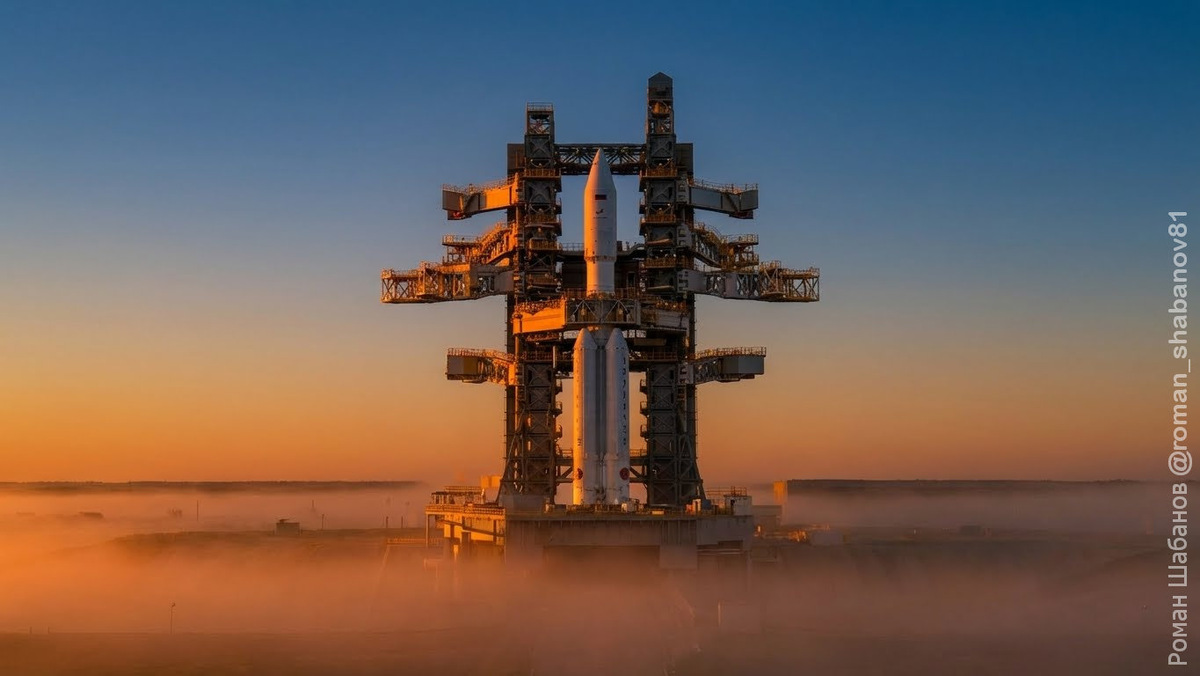 Так выглядит стартовый комплекс Ангара ночью: 27 миллиардов рублей посреди амурской тайги