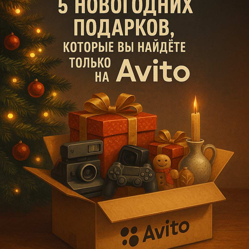 🎁 5 новогодних подарков, которые вы найдёте только на Авито — и забудете, что существуют обычные магазины