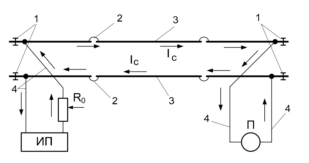 Схема рельсовой цепи