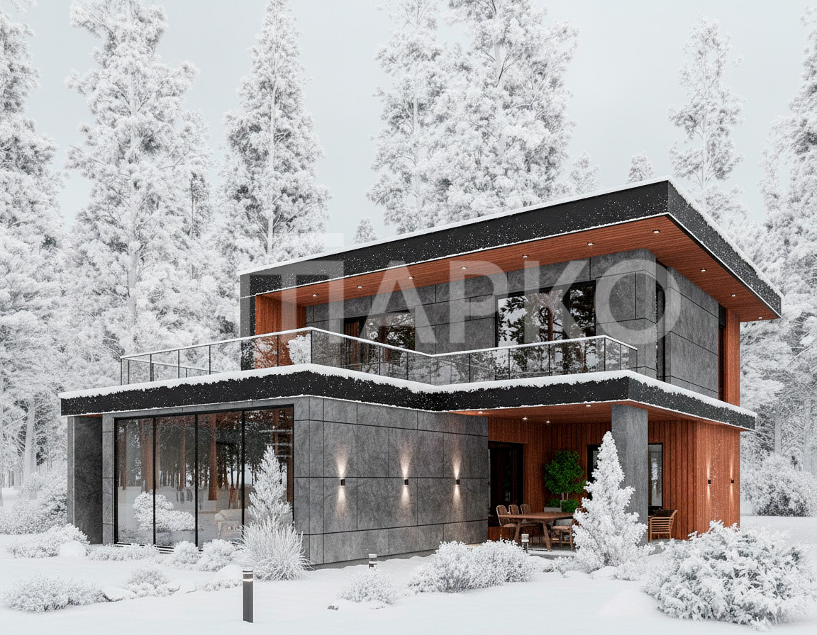 Проект частного дома "Фареры"