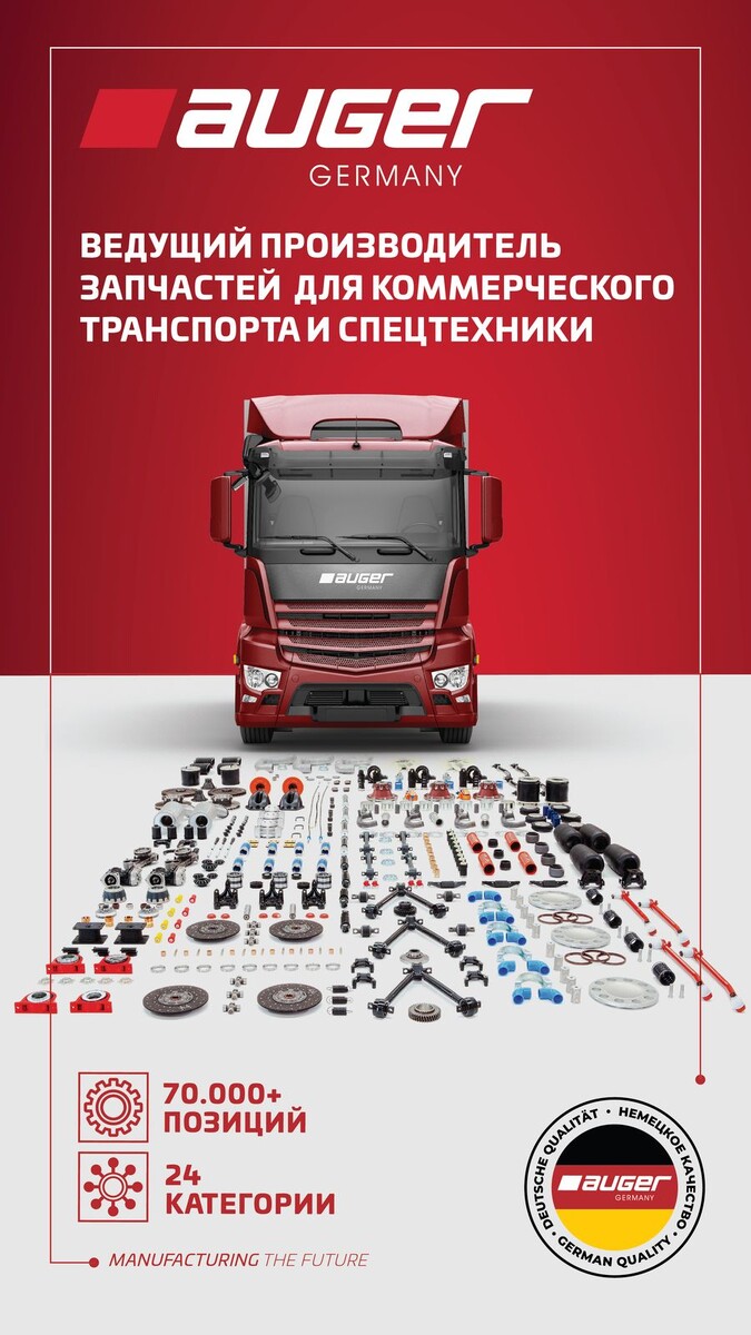 Ассортимент AUGER включает более 70 000 наименований в 24 категориях