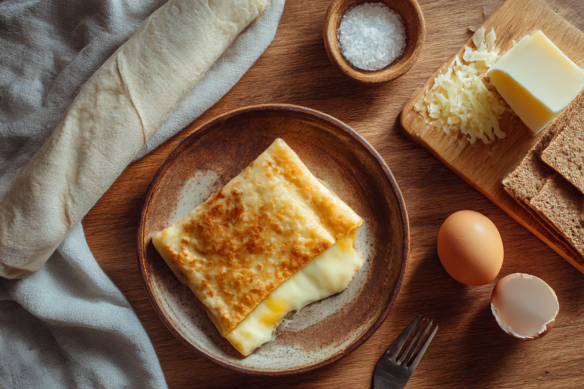    Хачапури из лаваша — удобный вариант для похода или быстрого завтрака без посуды.