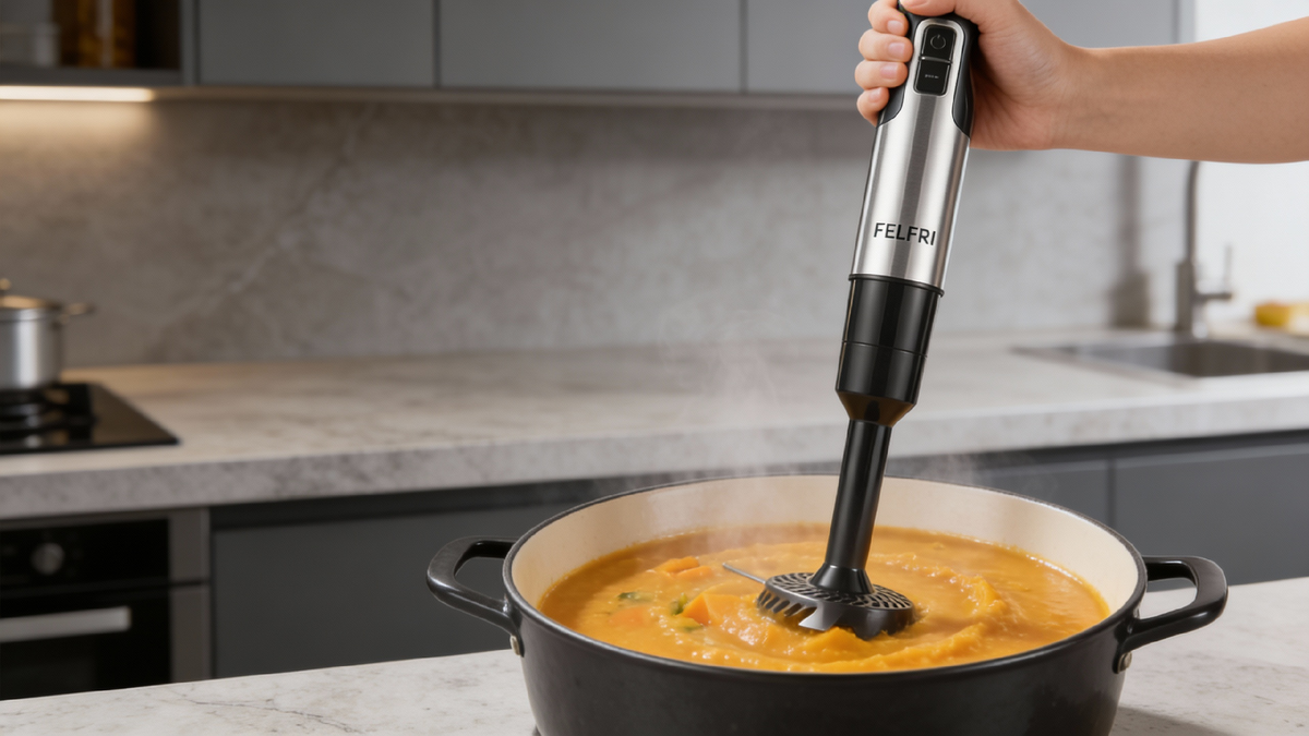 Пюре погружным блендером