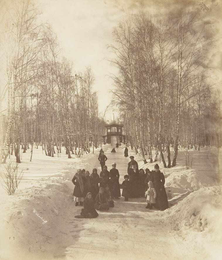 Горка в усадьбе Сукачёвых. Архив Иркутского областного художественного музея им. В.П. Сукачёва