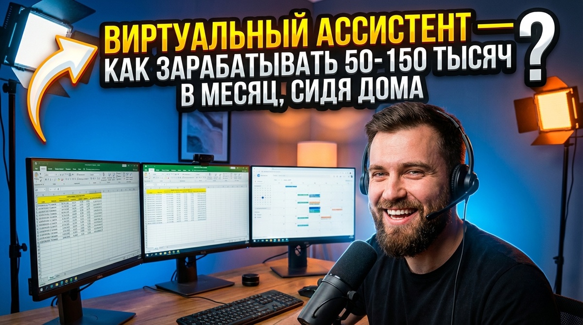 Виртуальный ассистент — как зарабатывать 50-150 тысяч в месяц, сидя дома