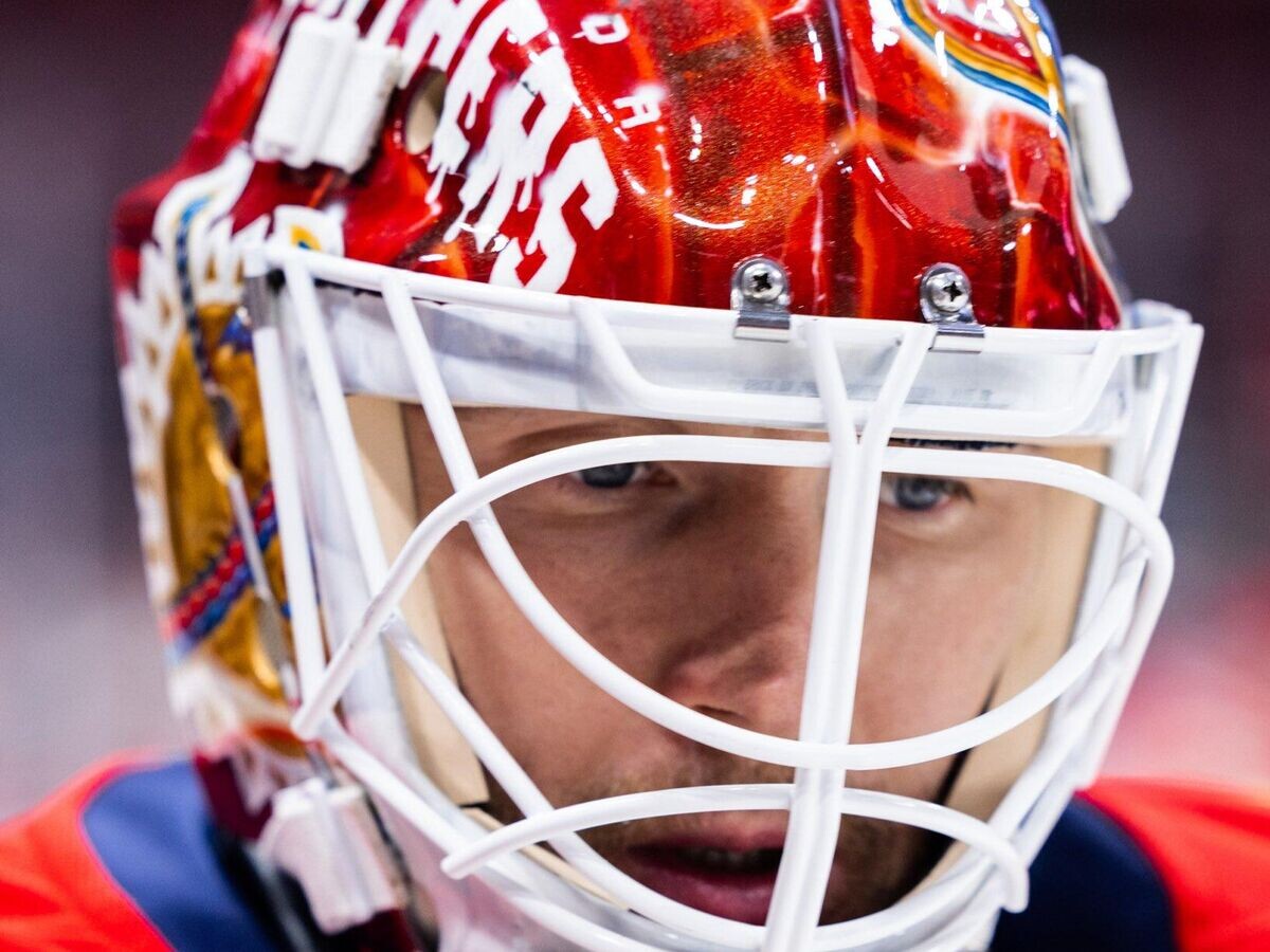    Голкипер "Флориды Пантерз" Сергей Бобровский | © Фото : x.com/flapanthers