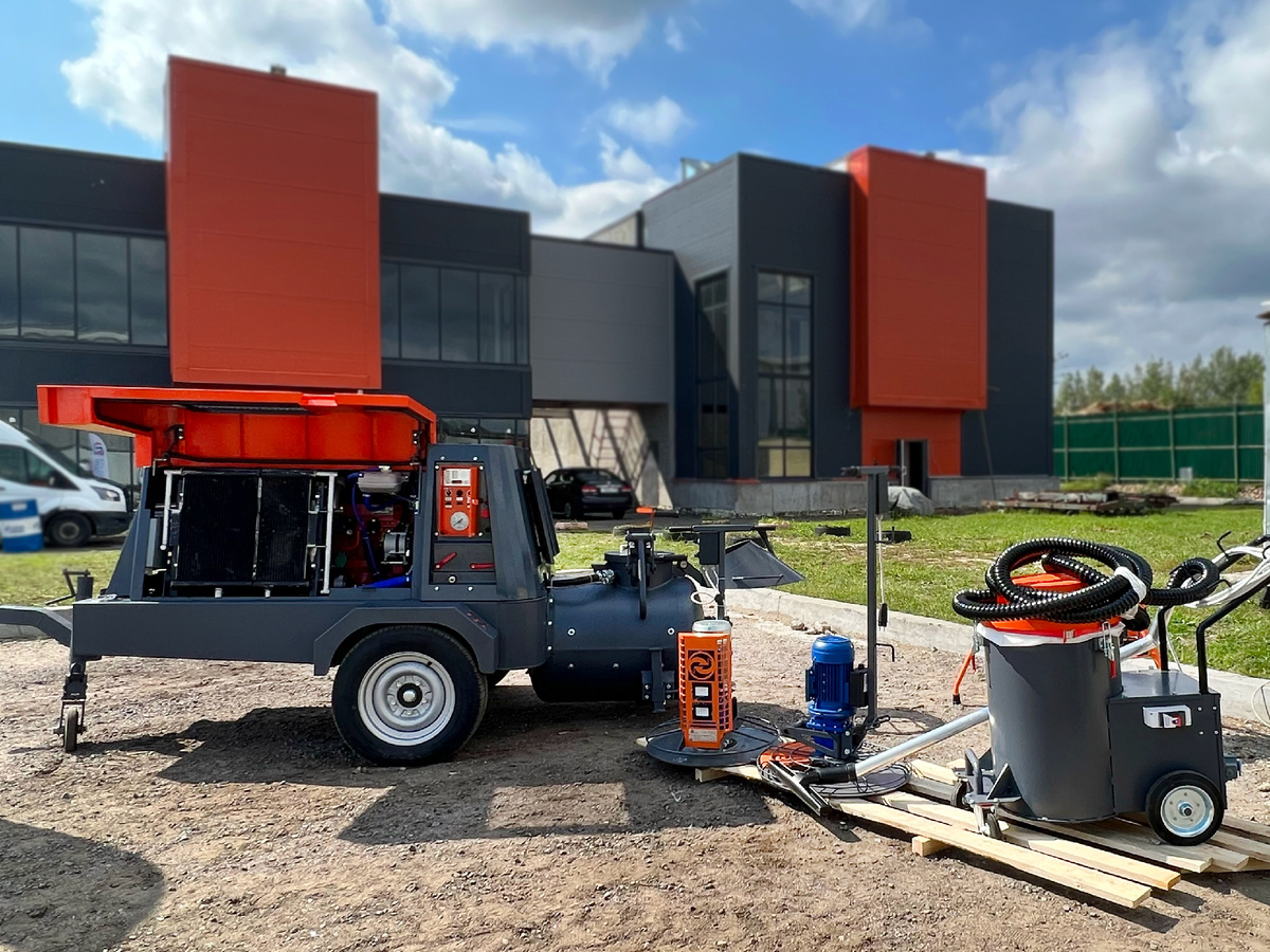 Оборудование МИКСОКРЕТ для работы со строительными растворами. Собственное производство в Ленинградской области.