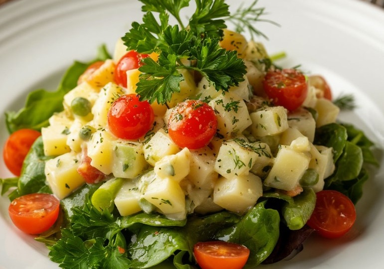 Оливье: с колбасой докторской vs с копчёным сыром — как связать слои без майонезной “каши”?