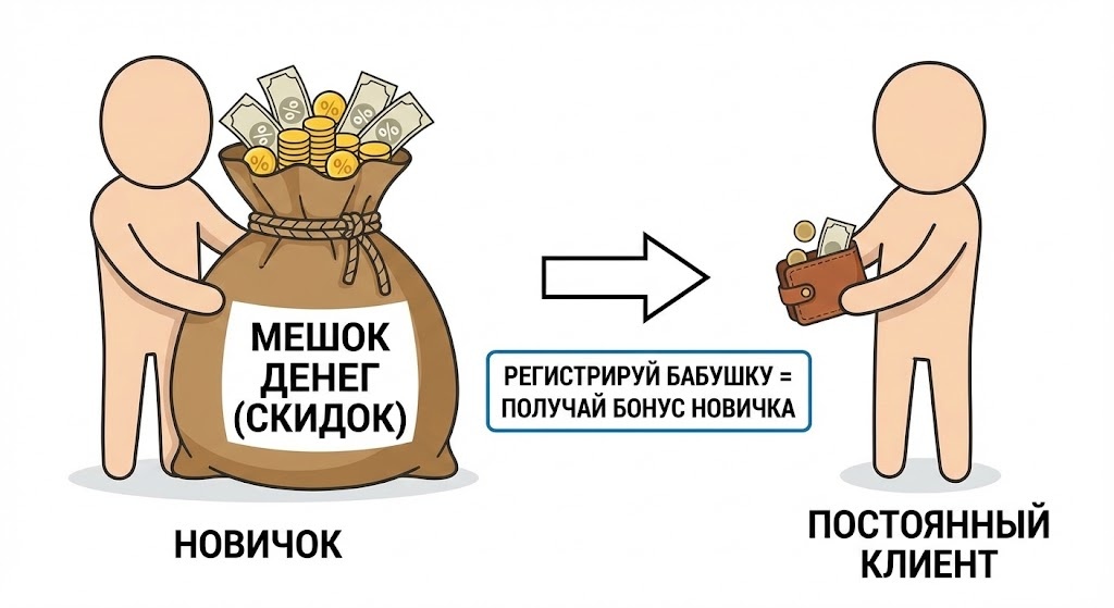 равнение скидок для новых и старых клиентов level travel.