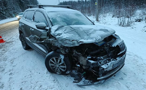    В Кировской области столкнулись «Грейт Уолл» и «Шкода»