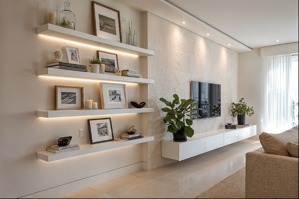 Скрытая подсветка в интерьере