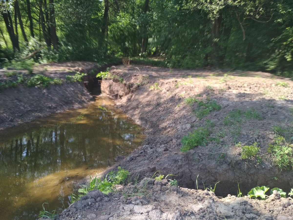 Весна 2023 года - в водоохранной зоне идут интенсивные земляные работы - администрация в курсе