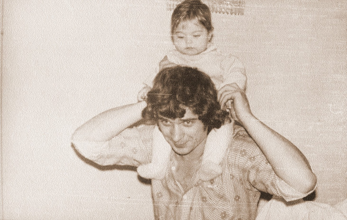 Я и мой родной папа Александр Михайлович 