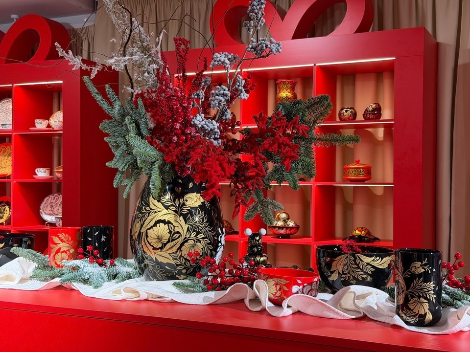    В культурном пространстве «Хохлома» открылась новогодняя гостиная. ФОТО: АНО «Хохлома»