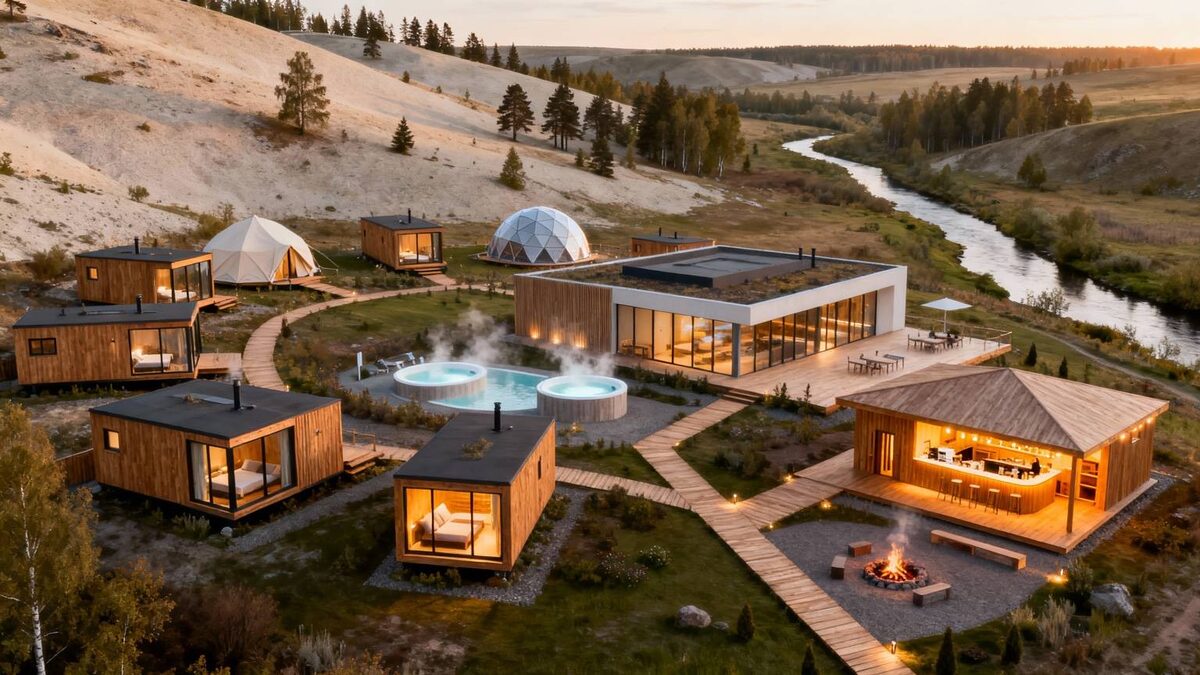 Концепт глэмпинг-парка | АИПИМ