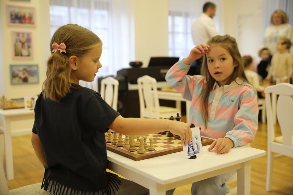 Шахматный турнир в детском саду в Москве
