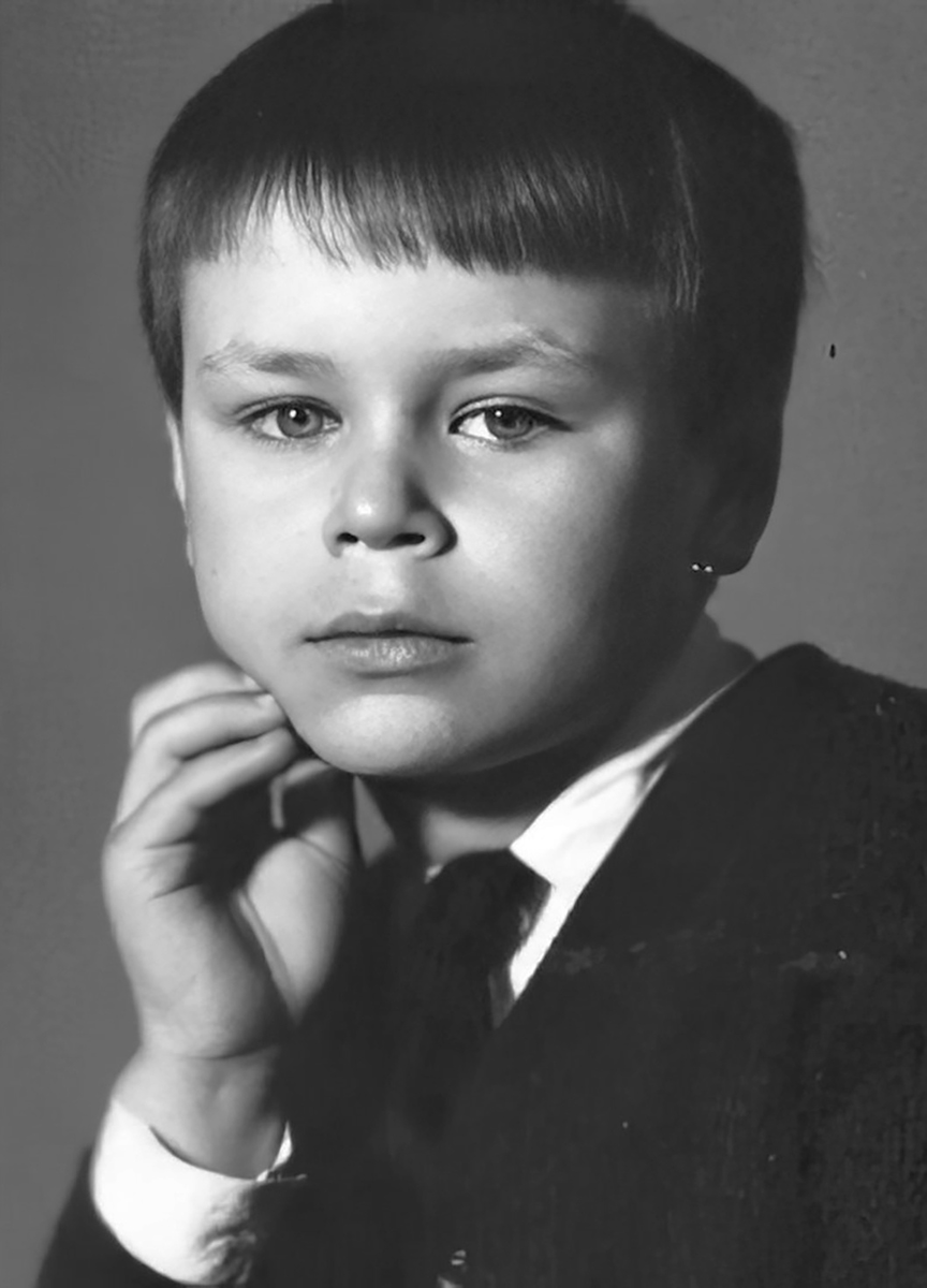 Олег Тактаров в детстве