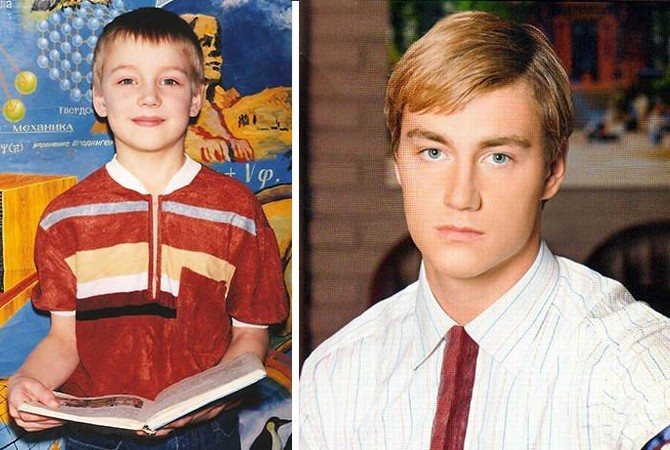 В детстве и в школьные годы. Фото из архива "7 секретов"