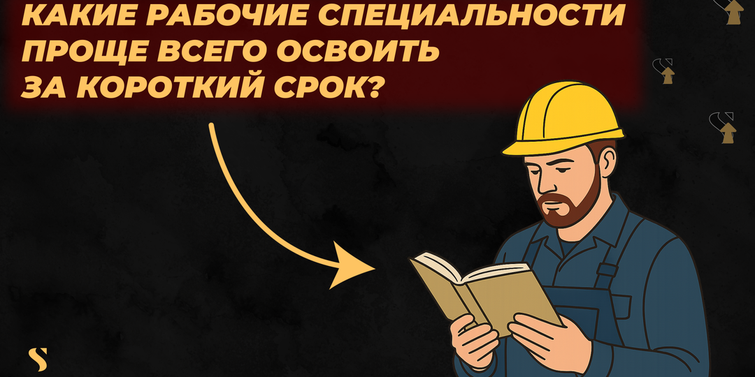 Какие рабочие специальности проще всего освоить за короткий срок?