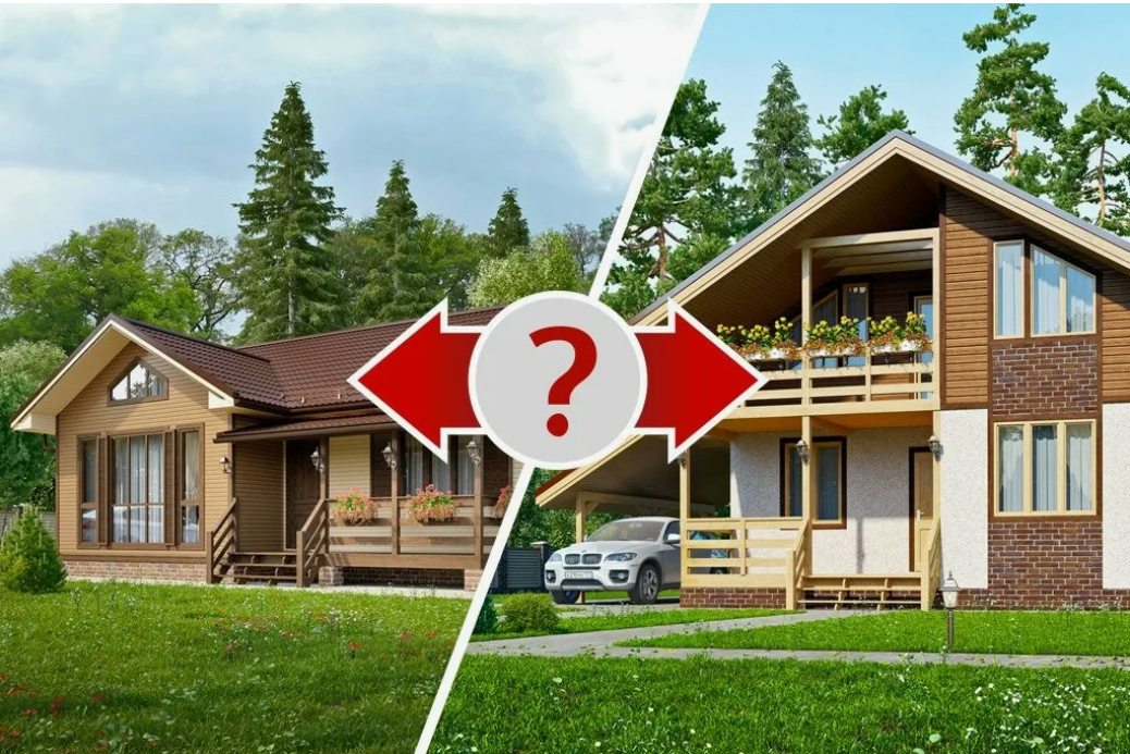 Одноэтажный или двухэтажный дом: что выбрать?