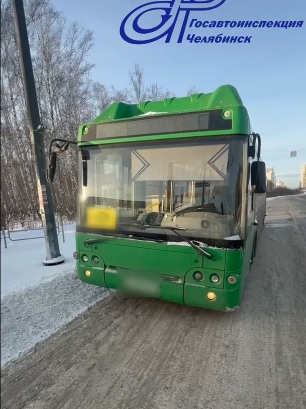 Водитель этого автобуса отказался от прохождения теста на алкоголь