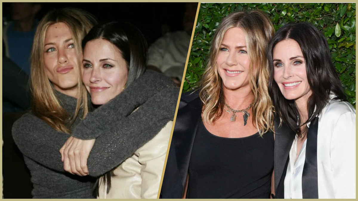 Дженнифер Энистон и Кортни Кокс