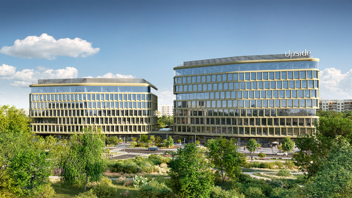 Высокотехнологичный бизнес-центр Upside Кунцево на западе Москвы