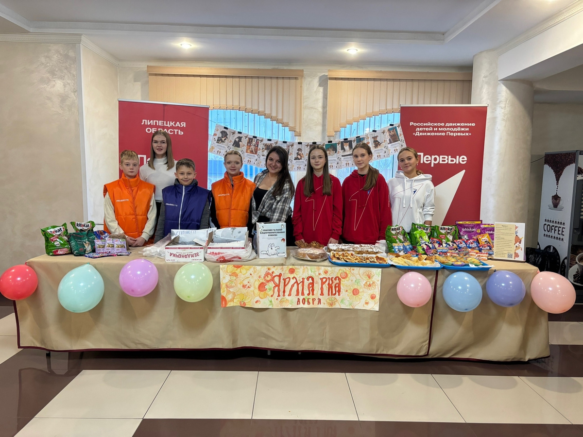 Ярмарка Добра в лицее с. Хлевное, Липецкая область. Фото из открытых источников