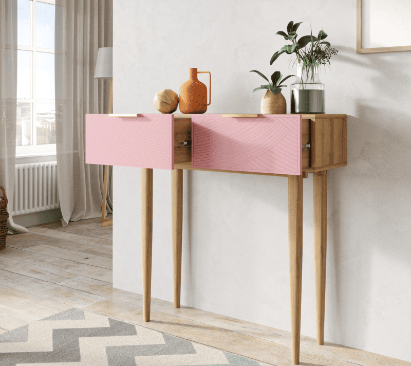 Стол консольный Line розовый LN16/GR1/pink