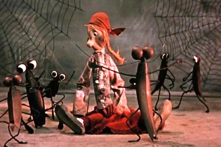 Скриншот фрагмента мультфильма по произведению К.Чуковского