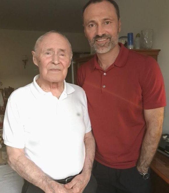    Дмитрий Ульянов с отцом БорисомКадр из видео